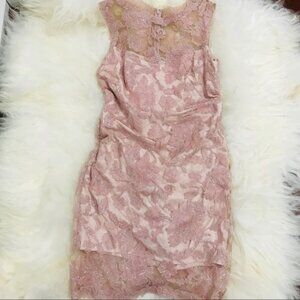 Tadashi Shoji Corded Lace Sheath Dress